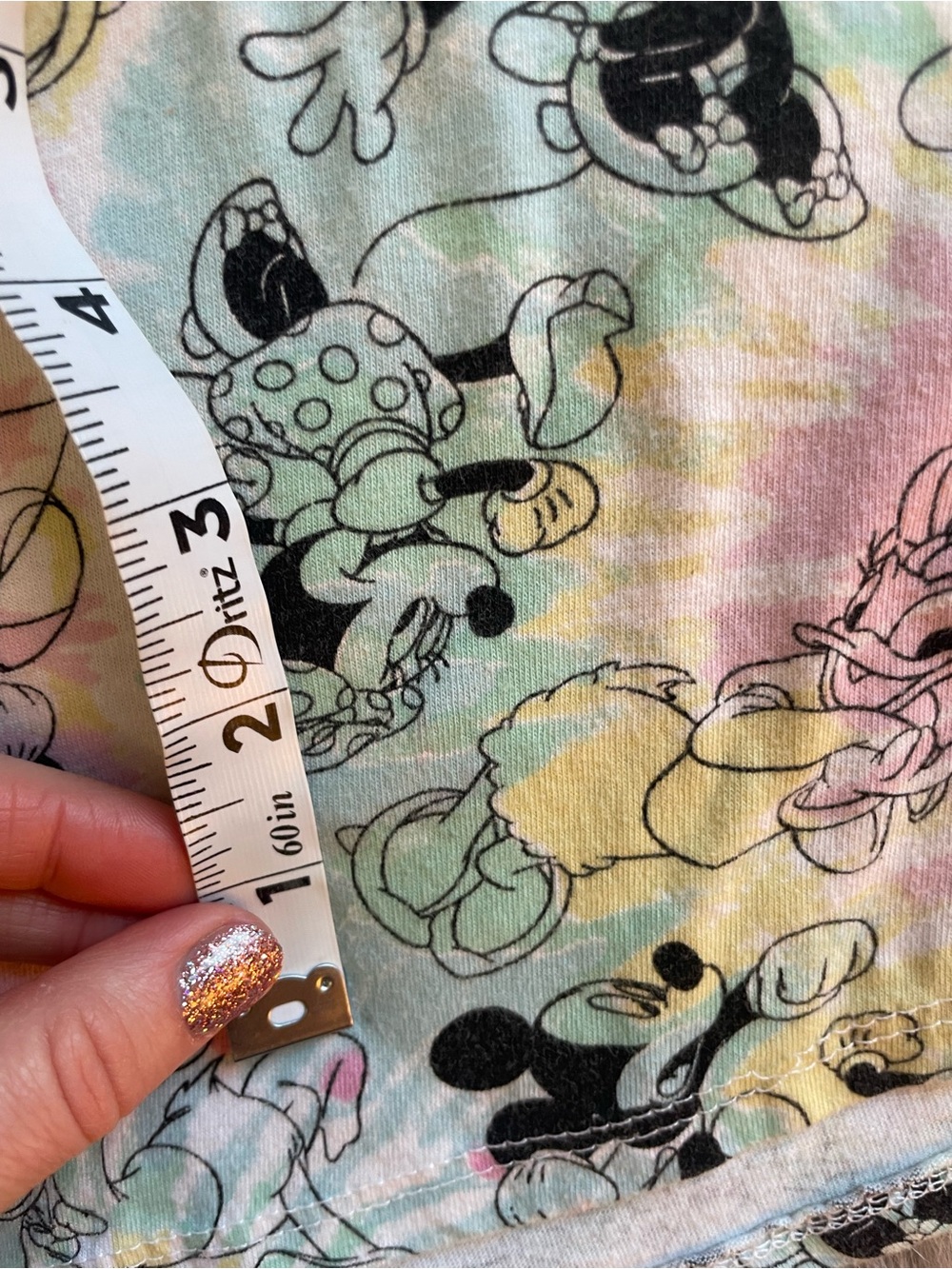 🎳Disney Pastel Tie-Dye Mickey & Minnie Tank Top - Pink, Yellow, Mint - Picture 6 of 7